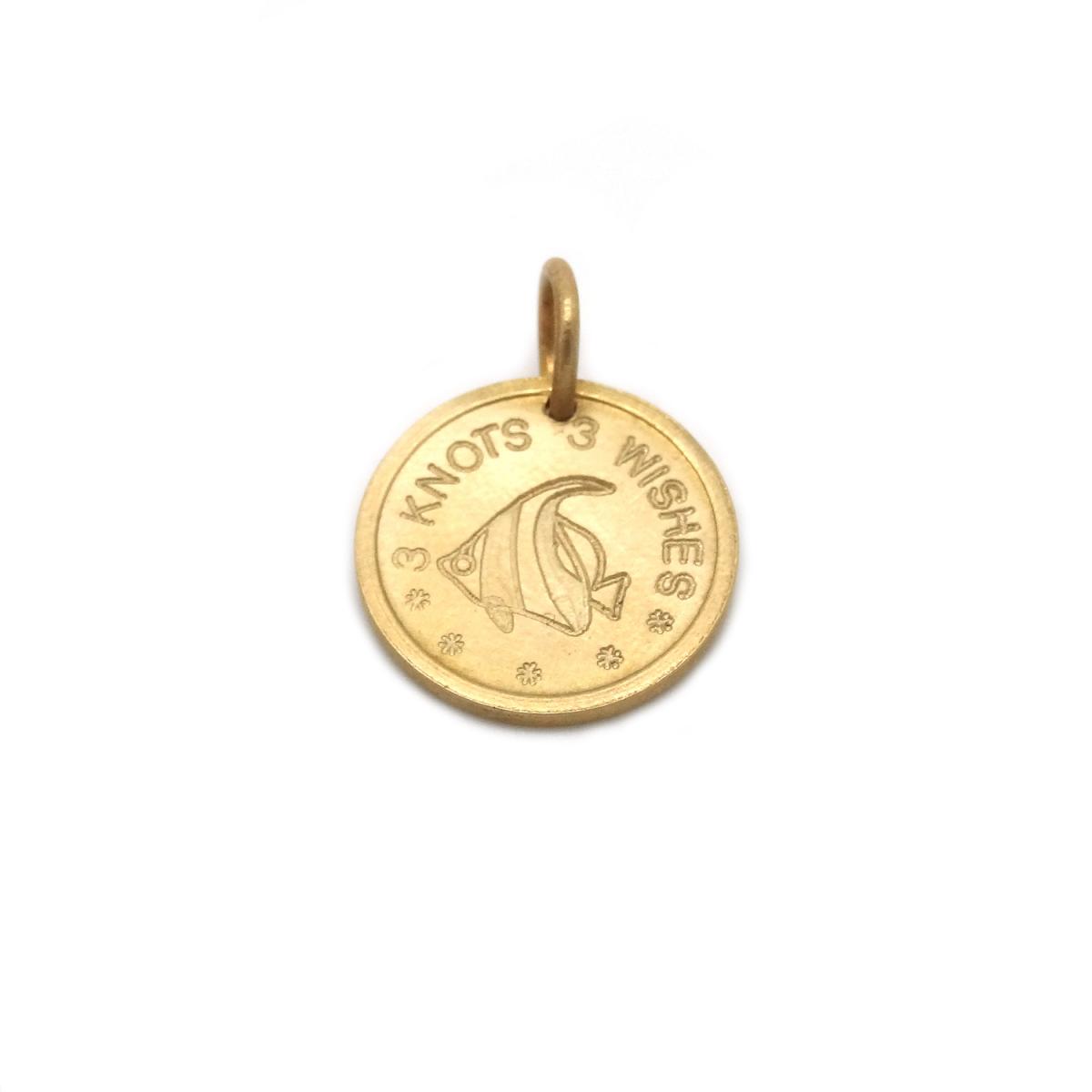 Fish bronze pendant on meaningful, colorful satin wristband